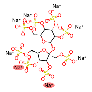 octasodium 1,3,4,6-tetra-O-sulfonato-beta-D-fructofuranosyl 2,3,4,6-tetra-O-sulfonato-alpha-D-glucopyranoside