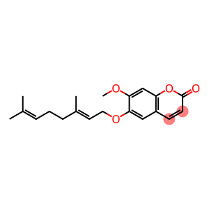 6-[[(2E)-3,7-Dimethyl-2,6-octadien-1-yl]oxy]-7-methoxy-2H-1-benzopyran-2-one