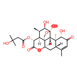 Picras-3-ene-2,16-dione, 11,20-epoxy-1,11,12-trihydroxy-15-(3-hydroxy-3-methyl-1-oxobutoxy)-, (1β,11β,12α,15β)- (9CI)