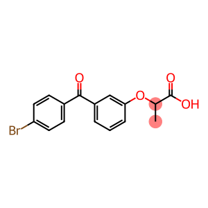 Propionic acid, 2-(m-(p-bromobenzoyl)phenoxy)-