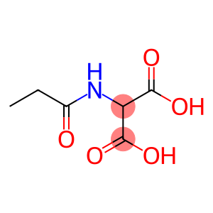 Propanedioic  acid,  [(1-oxopropyl)amino]-  (9CI)