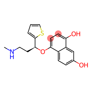 1,7-Naphthalenediol, 4-[(1S)-3-(methylamino)-1-(2-thienyl)propoxy]-