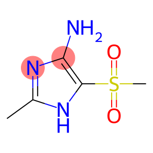 1H-Imidazol-4-amine,  2-methyl-5-(methylsulfonyl)-