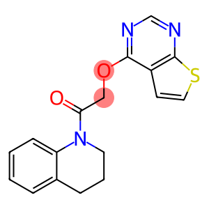 1-(3,4-Dihydroquinolin-1(2H)-yl)-2-(thieno[2,3-d]pyrimidin-4-yloxy)ethan-1-one