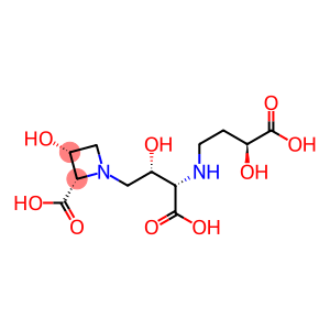 (αS,βS,2S)-2α-Carboxy-3α-hydroxy-α-[[(S)-3-carboxy-3-hydroxypropyl]amino]-β-hydroxy-1-azetidinebutanoic acid