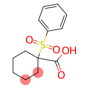 1-(Benzenesulfonyl)cyclohexane-1-carboxylic acid