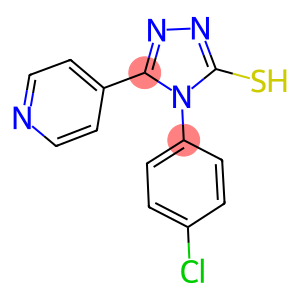 4-(4-氯苯基)-5-(4-吡啶基)-4H-1,2,4-三唑-3-硫醇