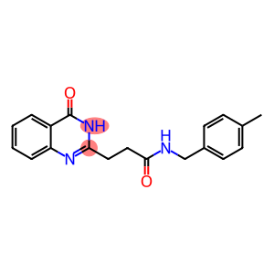 N-(4-Methylbenzyl)-3-(4-oxo-3,4-dihydroquinazolin-2-yl)propanamide