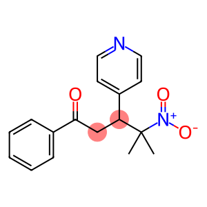 1-Pentanone, 4-methyl-4-nitro-1-phenyl-3-(4-pyridinyl)-