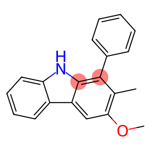 1-Phenyl-2-methyl-3-methoxy-9H-carbazole