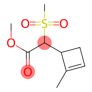 2-Methyl-α-(methylsulfonyl)-2-cyclobutene-1-acetic acid methyl ester