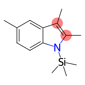 1H-Indole, 2,3,5-trimethyl-1-(trimethylsilyl)-