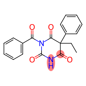 1-benzoyl-5-ethyl-5-phenylbarbituricacid