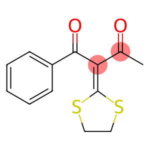 2-(1,3-dithiolan-2-ylidene)-1-phenylbutane-1,3-dione