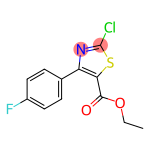 2-CHLORO-4-(4-FLUOROPHENYL)-5-THIAZOLECARBOXYLIC ACID ETHYL ESTER