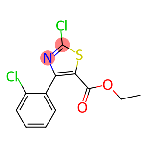 2-CHLORO-4-(2-CHLOROPHENYL)-5-THIAZOLECARBOXYLIC ACID ETHYL ESTER