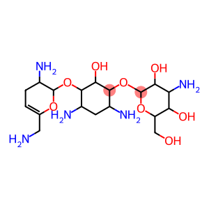 (2S,3R,4S,5S,6R)-4-Amino-2-(((1S,2S,3R,4S,6R)-4,6-diamino-3-(((2S,3R)-3-amino-6-(aminomethyl)-3,4-dihydro-2H-pyran-2-yl)oxy)-2-hydroxycyclohexyl)oxy)-6-(hydroxymethyl)tetrahydro-2H-pyran-3,5-diol