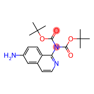 tert-butyl N-(6-aMinoisoquinolin-1-yl)-N-[(tert-butoxy)carbonyl]carbaMate