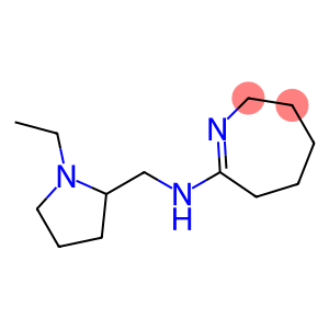 2H-Azepin-7-amine,N-[(1-ethyl-2-pyrrolidinyl)methyl]-3,4,5,6-tetrahydro-(9CI)