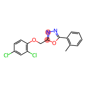 2,4-dichlorophenyl [5-(2-methylphenyl)-1,3,4-oxadiazol-2-yl]methyl ether