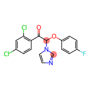 Ethanone,  1-(2,4-dichlorophenyl)-2-(4-fluorophenoxy)-2-(1H-imidazol-1-yl)-