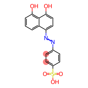 Benzenesulfonic acid, 4-[2-(4,5-dihydroxy-1-naphthalenyl)diazenyl]-