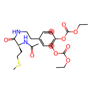 Carbonic acid, 4-[2-[[2-(acetylamino)-4-(methylthio)-1-oxobutyl]amino]ethyl]-1,2-phenylene diethyl ester, (S)-