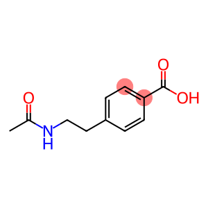 Benzoic acid, 4-[2-(acetylamino)ethyl]-