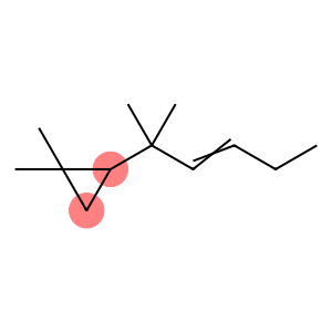 Cyclopropane, 2-(1,1-dimethyl-2-penten-1-yl)-1,1-dimethyl-