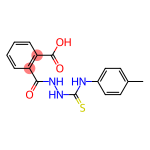 2-{[2-(4-toluidinocarbothioyl)hydrazino]carbonyl}benzoic acid