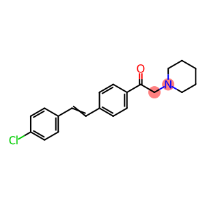 1-[4-[2-(4-chlorophenyl)ethenyl]phenyl]-2-(1-piperidyl)ethanone