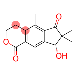 Cyclopenta[g]-2-benzopyran-1,6-dione, 3,4,7,8-tetrahydro-8-hydroxy-5,7,7-trimethyl-, (8R)-