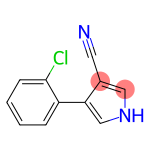 4-(2-CHLOROPHENYL)-1H-PYRROLE-3-CARBONITRILE