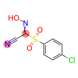 2-[(4-CHLOROPHENYL)SULFONYL]-2-HYDROXYIMINOACETONITRILE