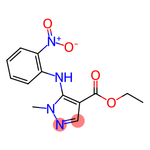 Ethyl 1-methyl-5-((2-nitrophenyl)amino)-1H-pyrazole-4-carboxylate