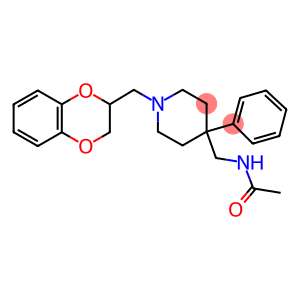 N-[[1-(2,3-dihydro-1,4-benzodioxin-2-ylmethyl)-4-phenylpiperidin-4-yl]methyl]acetamide