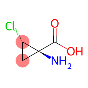 Cyclopropanecarboxylic acid, 1-amino-2-chloro-, (1R,2S)-rel-