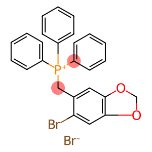 Phosphonium, [(6-bromo-1,3-benzodioxol-5-yl)methyl]triphenyl-, bromide (1:1)