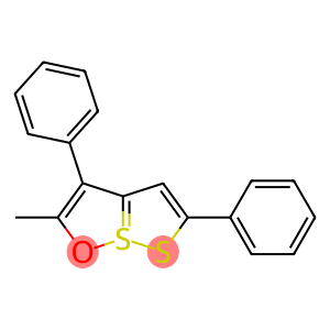 2-Methyl-3,5-diphenyl[1,2]dithiolo[1,5-b][1,2]oxathiole-7-SIV