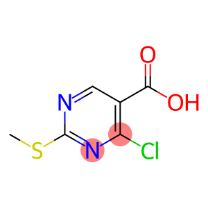 4-Chloro-2-(methylthio)pyrimidine-5-carboxylicaci