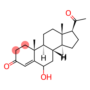 Pregn-4-ene-3,20-dione, 6-hydroxy- (8CI,9CI)