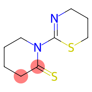 2-Piperidinethione,  1-(5,6-dihydro-4H-1,3-thiazin-2-yl)-