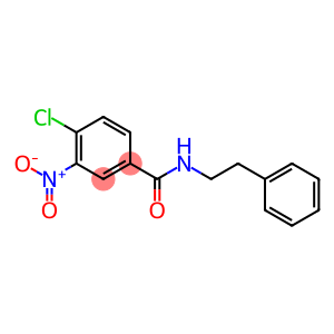 4-chloro-3-nitro-N-(2-phenylethyl)benzamide