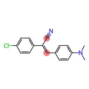 2-(4-chlorophenyl)-3-[4-(dimethylamino)phenyl]acrylonitrile