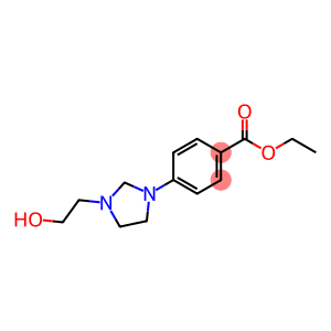 Benzoic acid, 4-[3-(2-hydroxyethyl)-1-imidazolidinyl]-, ethyl ester