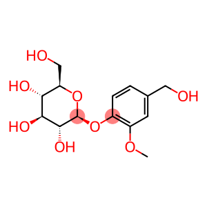 β-D-Glucopyranoside, 4-(hydroxymethyl)-2-methoxyphenyl