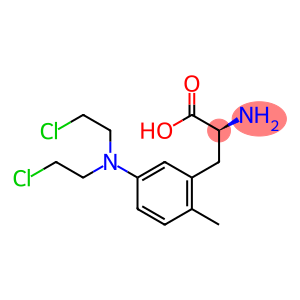 (2S)-2-amino-3-[5-[bis(2-chloroethyl)amino]-2-methylphenyl]propanoic acid