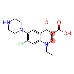 7-chloro-1-ethyl-1,4-dihydro-4-oxo-6-(1-piperazinyl)quinoline-3-carboxylicacid