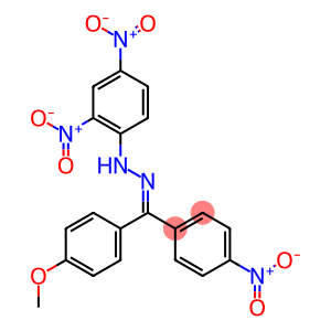 Methanone,(4-methoxyphenyl)(4-nitrophenyl)-, (2,4-dinitrophenyl)hydrazone (9CI)