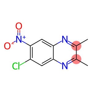 Quinoxaline,6-chloro-2,3-dimethyl-7-nitro-